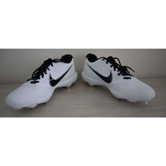 Nike CT0829 106 Men's Sz 12.5 White Alpha Huarache 3 Varsity Low Baseball Cleats - Picture 3 of 6